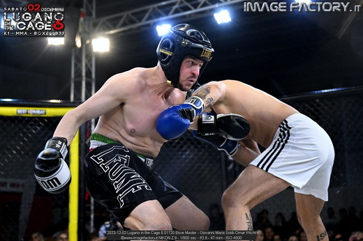 2023-12-02 Lugano in the Cage 6 01725 Boxe Master - Giovanni Maria Soldi-Omar Wicht